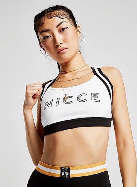 Nicce Tape Logo Bra